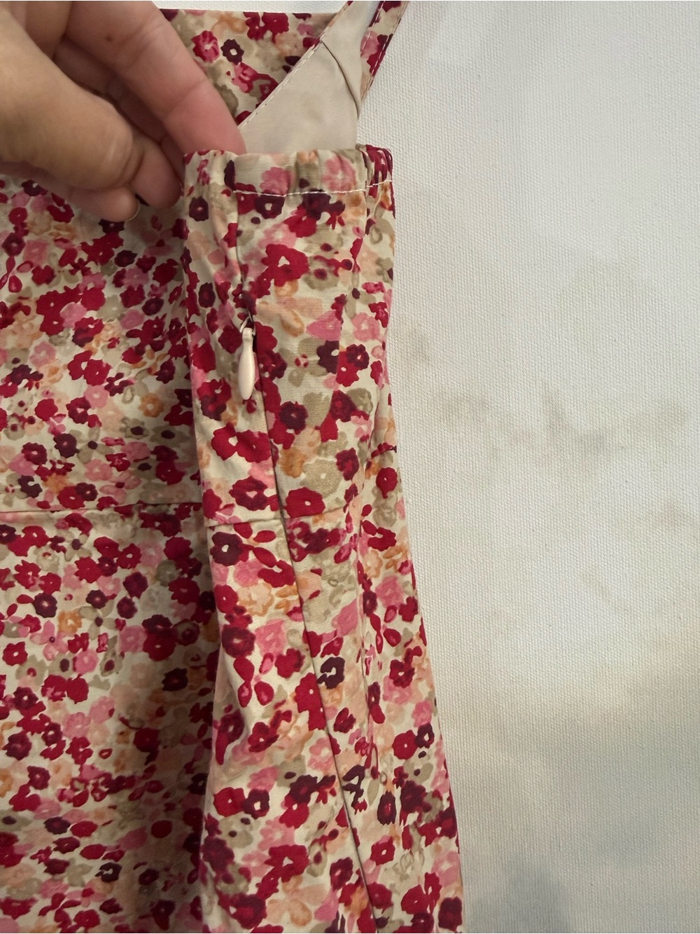 90s Vintage Floral Slip Dress Midi Minimalist /Boho / Grunge / Fits Modern Small - Picture 5 of 11